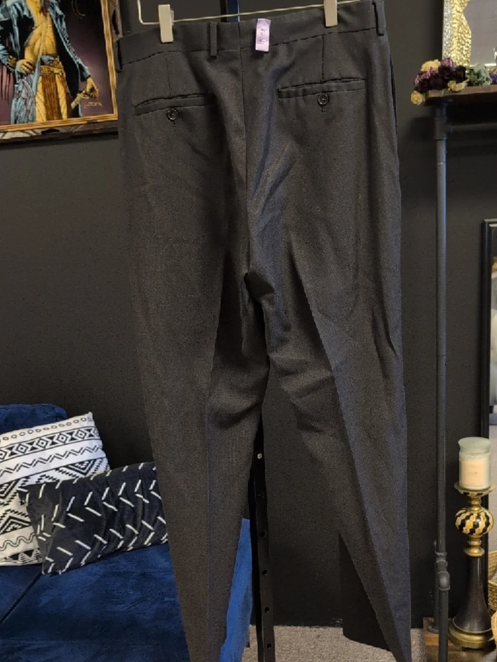 Men's Classic Charcoal Two-Piece Suit - Tailored Notch Lapel - Picture 10 of 12